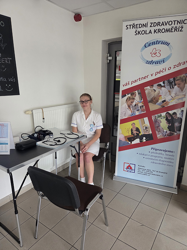 Žáci opět měří zdravotní ukazatele Žáci opět měří zdravotní ukazatele